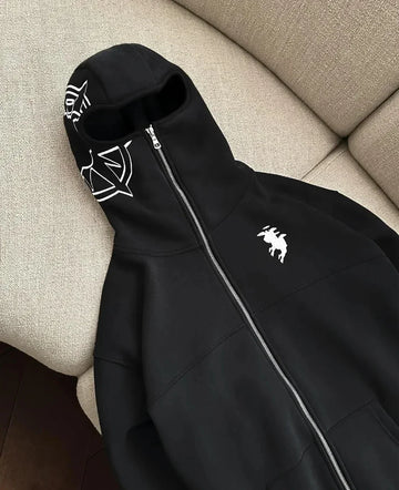 New Gothic Pullover Hoodie Clothing Hip Hop Embroidered Streetwear Divin Hoodie Y2K Mens Harajuku Oversized Hoodie Sweatshirt